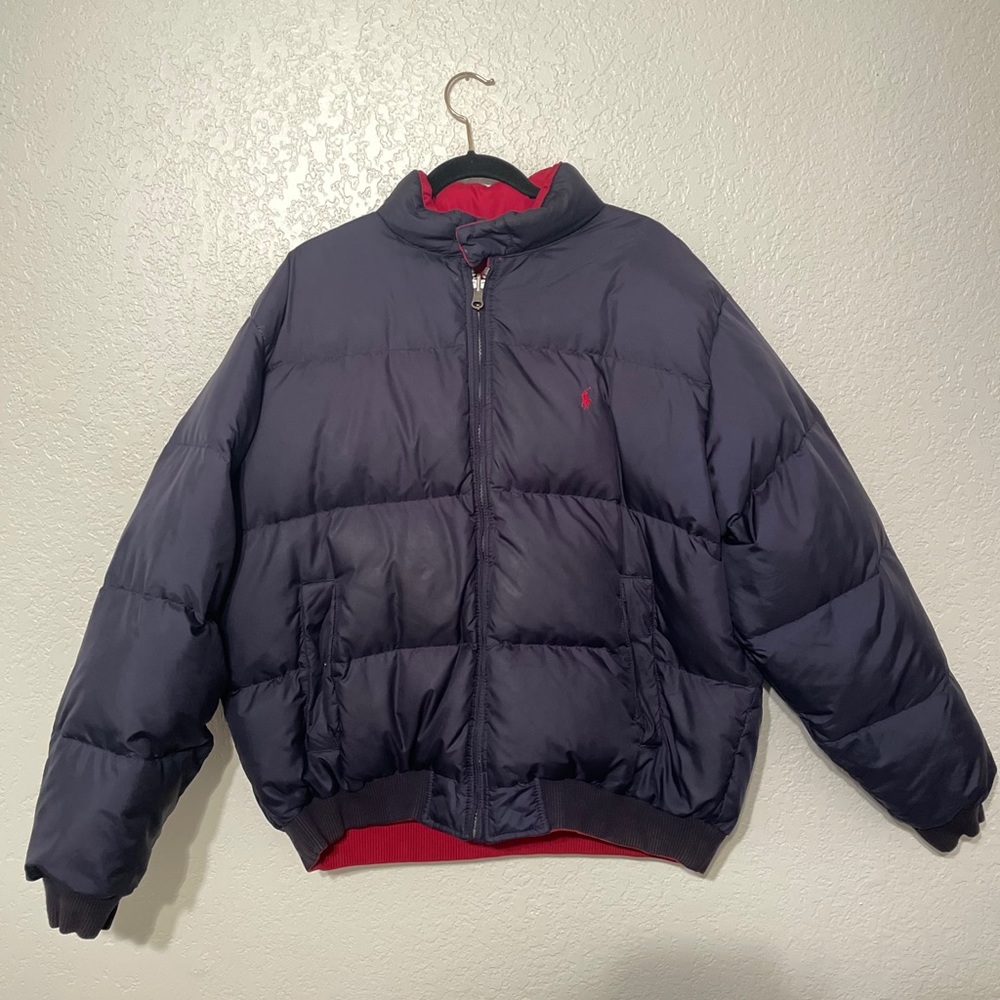 Vintage Polo Ralph Lauren Puffer Jacket REVERSABLE